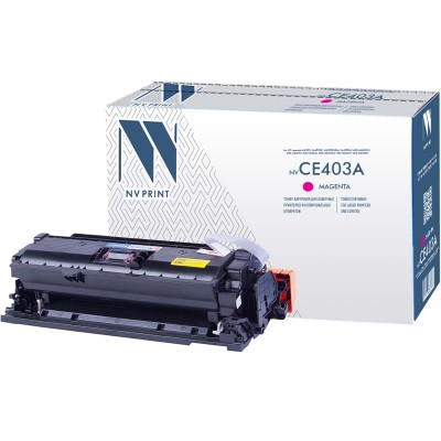 Картридж NV Print CE403A красный для HP, совместимый