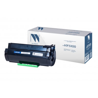 Картридж NV Print 60F5X00 черный для Lexmark, совместимый