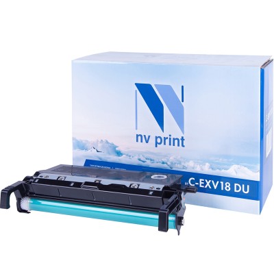 Барабан NV Print C-EXV18 DU черный для Canon, совместимый