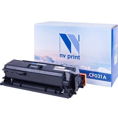 Картридж NV Print CF031A Cyan синий для HP, совместимый