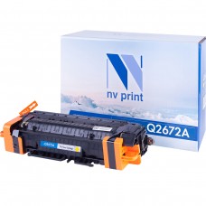 Картридж NV Print Q2672A желтый для HP, совместимый