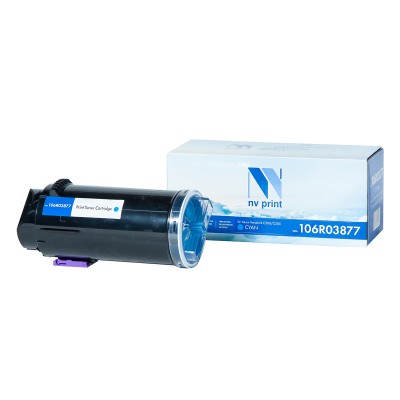 Тонер-картридж NV Print 106R03877 Cyan синий для Xerox, совместимый