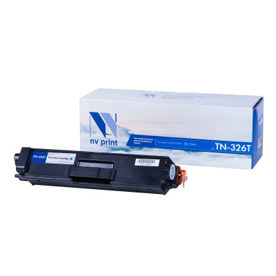 Картридж NV Print TN-326T Cyan синий для Brother, совместимый